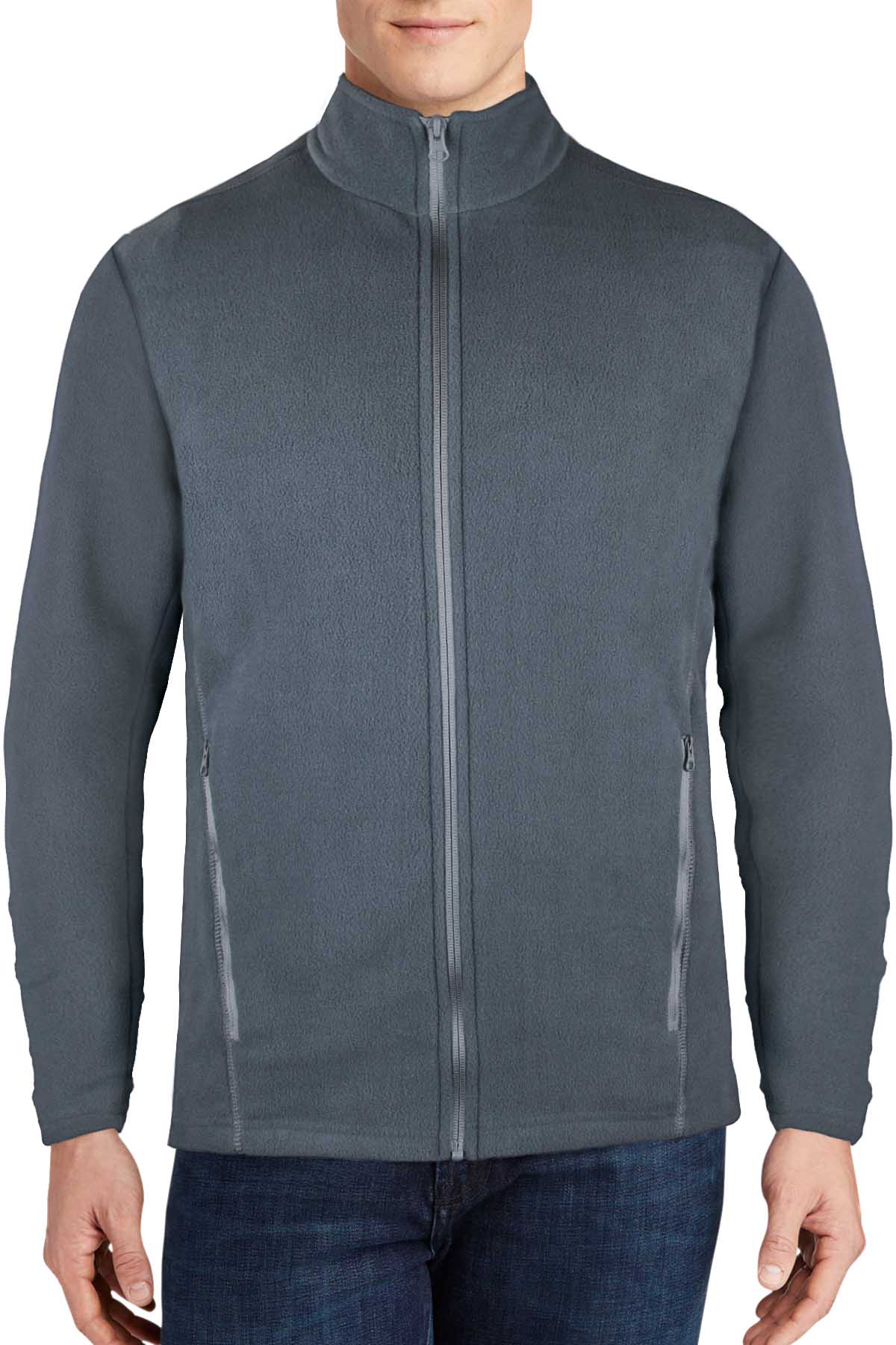 Sivugin Erkek Polar Hırka Gri Ön