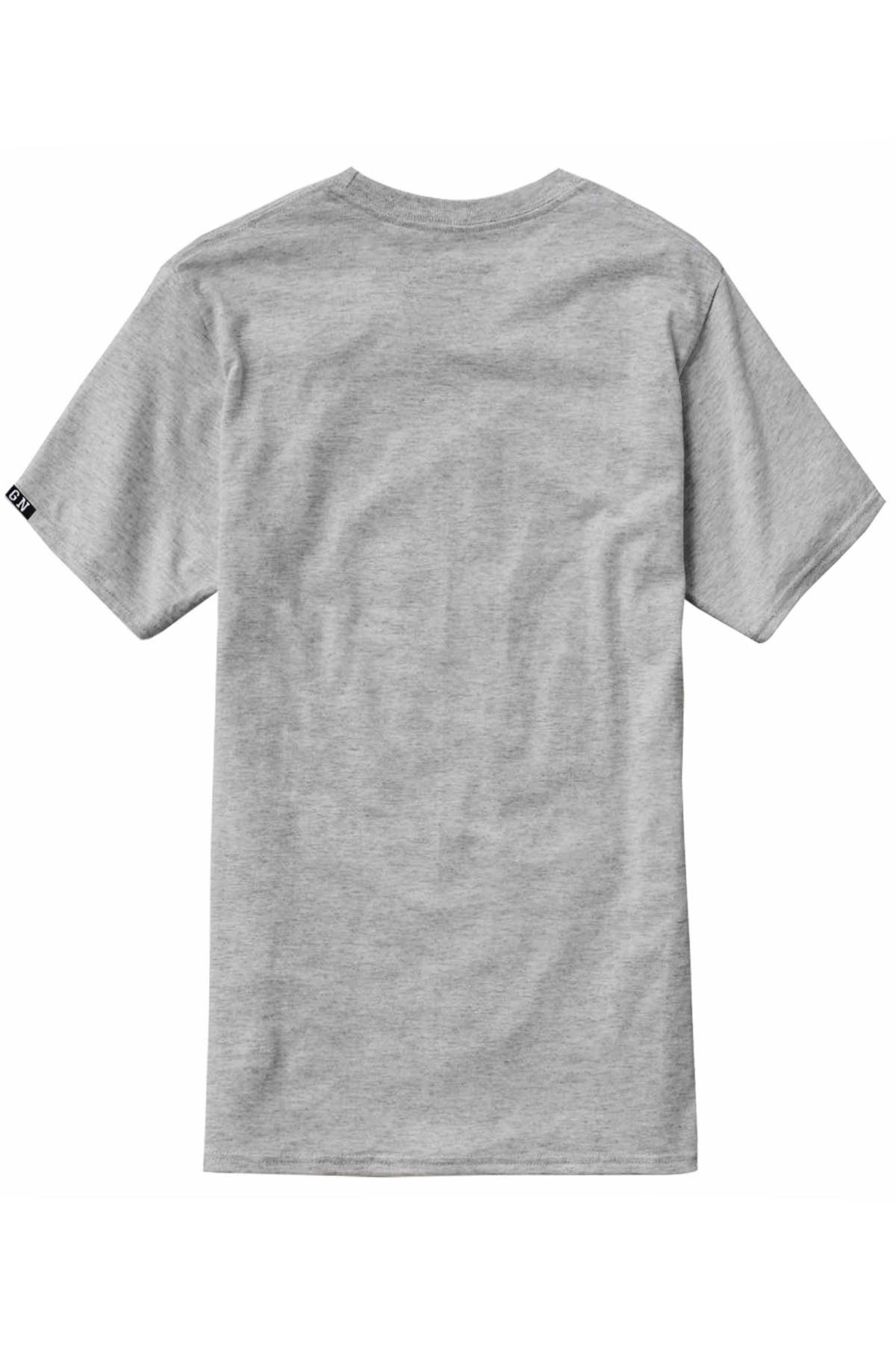 Sivugin Pamuklu Spor Tisört Erkek Açık Gri Arka